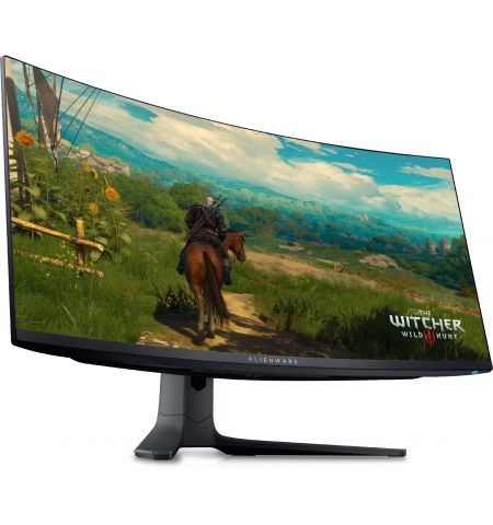 34.1” Игровой монитор DELL Alienware AW3423DWF/ OLED Quantum Dot/ WQHD/ Curved/ 0.1ms/ 21:9/ 165Hz/ Black/Silver