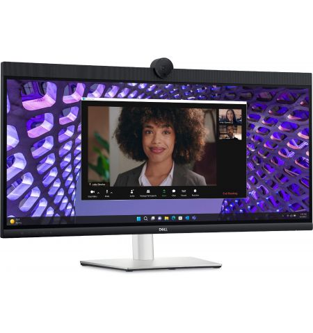 34.1” Monitor pentru videoconferinte DELL P3424WEB / Curved / 21:9 / 4K / Black