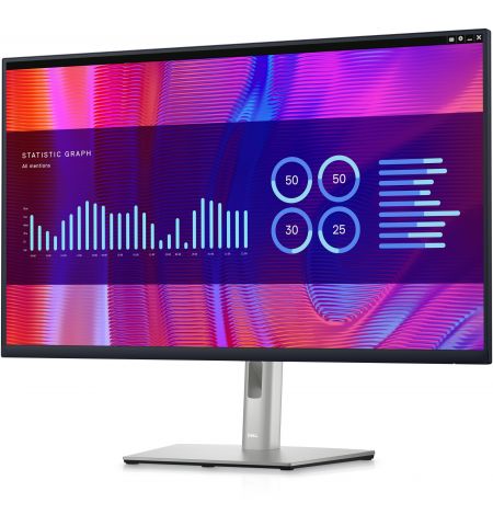 31.5” Monitor DELL P3223QE / 4K / 5ms / Black/Silver