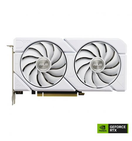 Видеокарта ASUS Dual GeForce RTX 4060 EVO WHITE OC Edition / 8GB / GDDR6 / 128bit