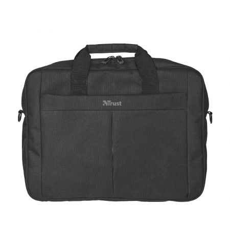 Trust NB bag 16" Primo Carry, arge main compartment (385 x 315 mm) to fit most laptops with screens up to 16", Zippered front compartment for charger, smartphone, wallet etc, Black