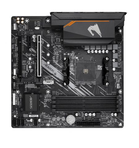 GIGABYTE B550M AORUS Elite, Socket AM4, AMD B550, Dual 4xDDR4-4733, APU AMD graphics, DVI, HDMI, 1xPCIe4.0 X16, 4xSATA3, RAID, 2xM.2PCIe 4.0, 1xPCIeX1, ALC887 HDA, GbE LAN, 6xUSB3.2, RGB Fusion 2.0, ATX