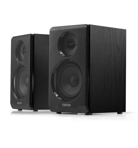 Edifier R33BT Black, 2.0/ 10W (2x5W) RMS, Audio In: Bluetooth 5.0, AUX, wooden, (3.5"+1/2')