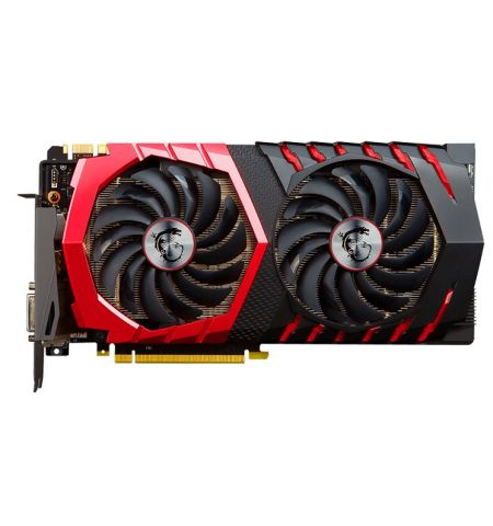 MSI GeForce GTX 1070 GAMING X 8G /  8GB DDR5 256Bit 1797/8108Mhz (OC Mode), DVI, HDMI, 3x DisplayPort, Dual fan - TWIN FROZR VI (Zero Frozr/Airflow Control Technology), TORX 2.0 FAN, Gaming App, Retail