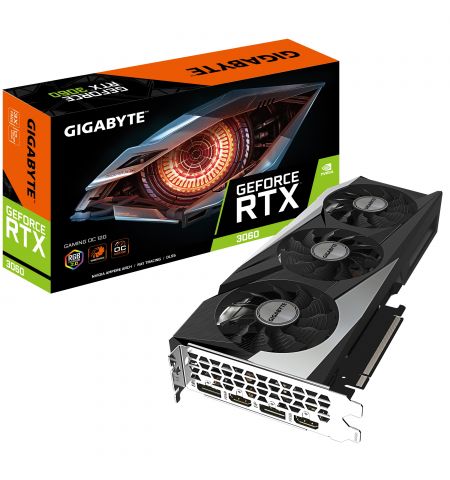 Видеокарта GIGABYTE GeForce RTX 3060 GAMING OC 12G / 12GB / GDDR6 / 192Bit