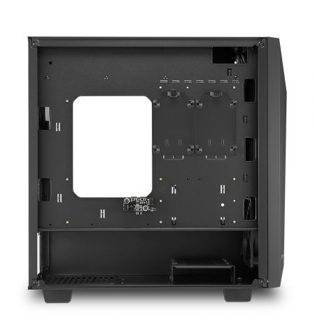 Корпус Sharkoon REV 100 / no PSU / Side panel / 1x120mm A-RGB LED + 1x 120mm / ATX / Black Корпус Sharkoon REV 100 / no PSU / Side panel / 1x120mm A-RGB LED + 1x 120mm / ATX / Black