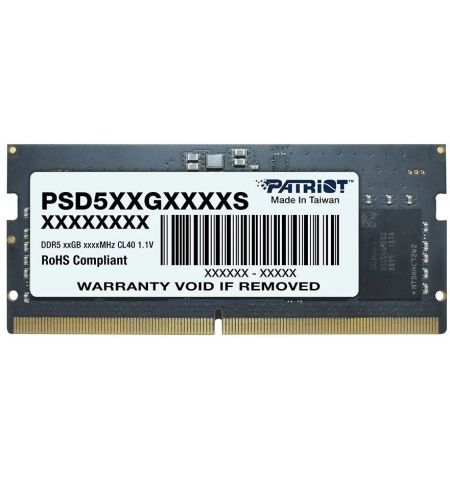 Оперативная память PATRIOT Signature Line DDR5-4800 SODIMM 32GB