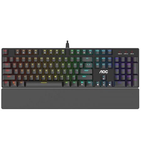 Клавиатура AOC GK500-RED / OUTEMU Red key switch / Backlight (RGB) / Black