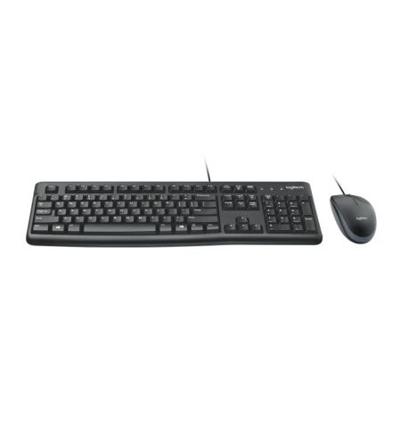 Клавиатура и мышка Logitech MK120, Black