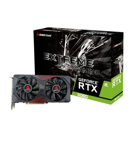 Видеокарта BIOSTAR GeForce RTX3060  / 12GB / GDDR6 /  192bit