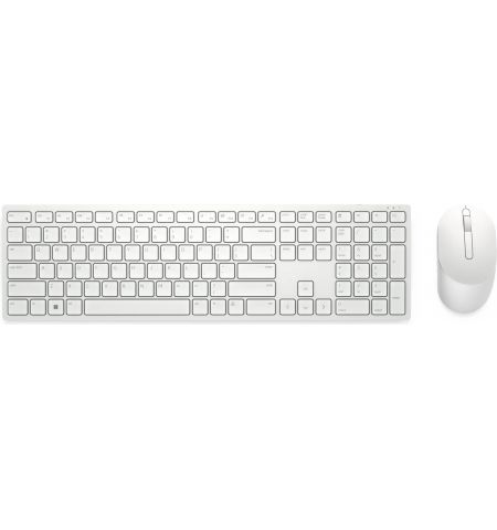 Беспроводная клавиатура и мышка Dell Pro KM5221W, White