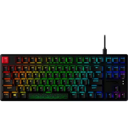 Клавиатура HYPERX Alloy Origins Core PBT, HyperX Aqua - Tactile key  switch, [639N9AA#ABA]