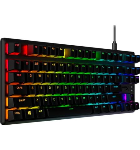 Клавиатура HYPERX Alloy Origins Core PBT, HyperX Aqua - Tactile key  switch, [639N9AA#ABA]