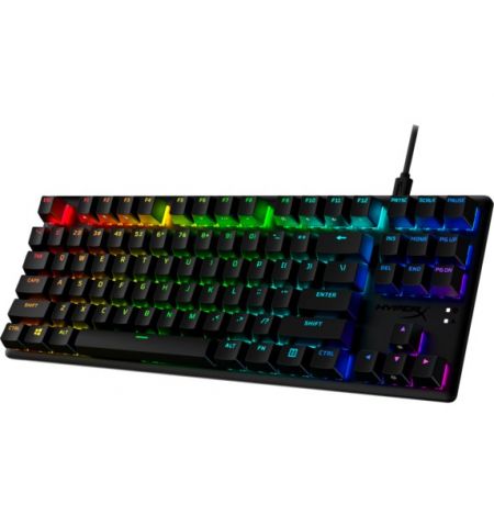 Клавиатура HYPERX Alloy Origins Core PBT, HyperX Aqua - Tactile key  switch, [639N9AA#ABA]