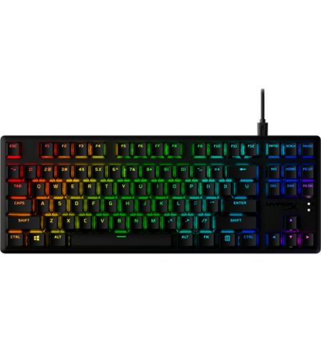 Клавиатура HYPERX Alloy Origins Core PBT, HyperX Aqua - Tactile key  switch, [639N9AA#ABA]