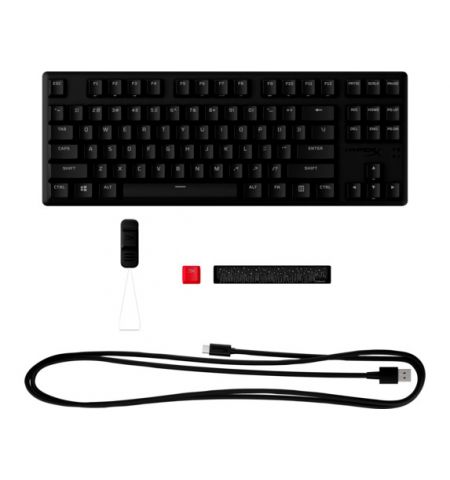 Клавиатура HYPERX Alloy Origins Core PBT, HyperX Aqua - Tactile key  switch, [639N9AA#ABA]