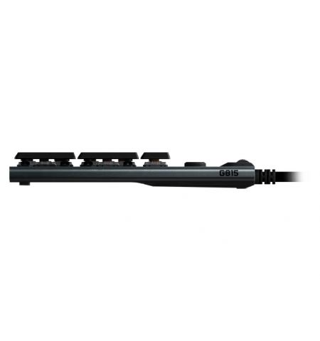 Механическая игровая клавиатура Logitech G815 LIGHTSYNC RGB / GL Linear / CARBON / USB / LINEAR SWITCH Механическая игровая клавиатура Logitech G815 LIGHTSYNC RGB / GL Linear / CARBON / USB / LINEAR SWITCH