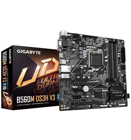 Материнская плата GIGABYTE B560M DS3H V3 / 1200 / H470 / DDR4 / mATX