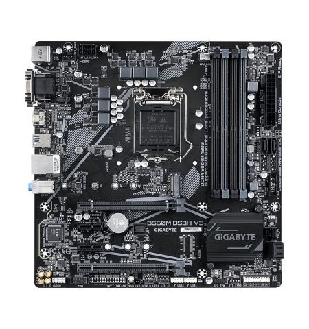 Материнская плата GIGABYTE B560M DS3H V3 / 1200 / H470 / DDR4 / mATX Материнская плата GIGABYTE B560M DS3H V3 / 1200 / H470 / DDR4 / mATX