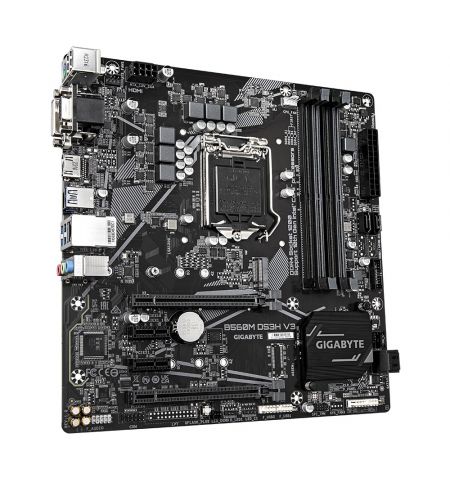 Материнская плата GIGABYTE B560M DS3H V3 / 1200 / H470 / DDR4 / mATX Материнская плата GIGABYTE B560M DS3H V3 / 1200 / H470 / DDR4 / mATX