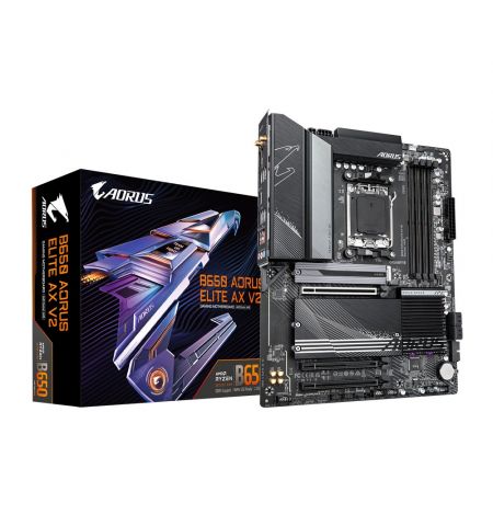 Материнская плата GIGABYTE B650 AORUS ELITE AX V2 / AM5 / B650 / DDR5 / ATX