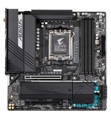 Материнская плата GIGABYTE B650M AORUS ELITE AX / AM5 / B650 / DDR5 / mATX Материнская плата GIGABYTE B650M AORUS ELITE AX / AM5 / B650 / DDR5 / mATX