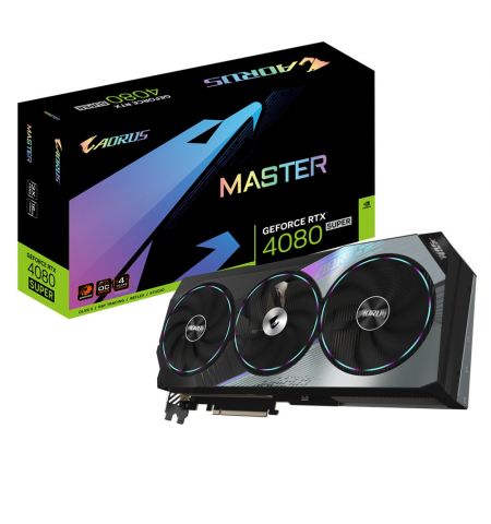 Видеокарта Gigabyte ORUS GeForce RTX 4080 SUPER MASTER 16G / 16GB / GDDR6X / 256bi