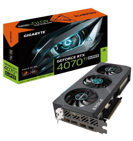 Видеокарта Gigabyte GeForce RTX 4070 Ti SUPER EAGLE OC 16G / 16GB / GDDR6X / 256bit