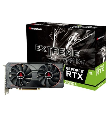 Видеокарта BIOSTAR GeForce RTX 3060 Ti / 8GB / GDDR6 /  256bit