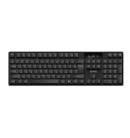 Беспроводная Клавиатура SVEN KB-C2300W, Black