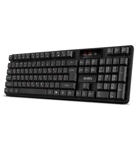 Беспроводная Клавиатура SVEN KB-C2300W, Black Беспроводная Клавиатура SVEN KB-C2300W, Black