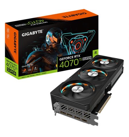 Видеокарта Gigabyte GeForce RTX 4070 Ti SUPER GAMING OC 16G / 16GB / GDDR6X / 256bit