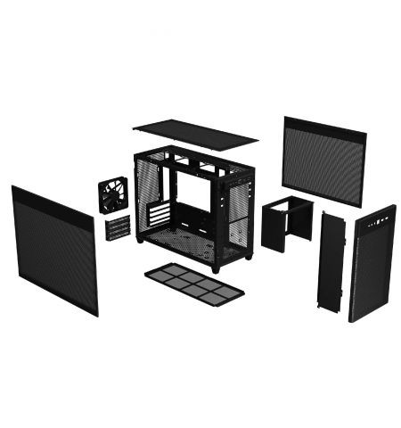 Корпус ASUS  PRIME AP201 MESH / w/oPSU / 1x120mm / mATX / Black Корпус ASUS  PRIME AP201 MESH / w/oPSU / 1x120mm / mATX / Black