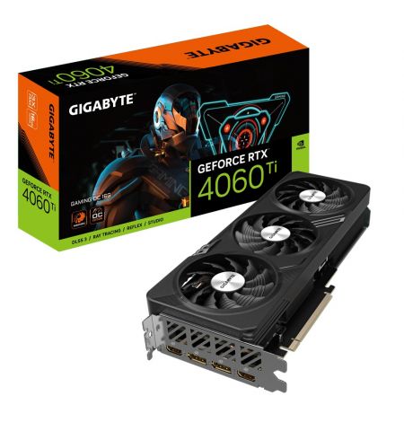 Видеокарта Gigabyte GeForce RTX 4060 Ti GAMING OC 16G / 16GB / GDDR6 / 128bit