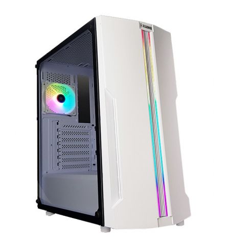 Корпус XILENCE XILENT BLADE | X512.W.RGB/ no PSU/ Side panel/ ATX/ White