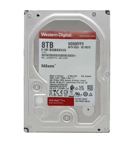 3.5'' HDD Western Digital WD80EFPX Caviar Red Plus NAS / 8.0TB