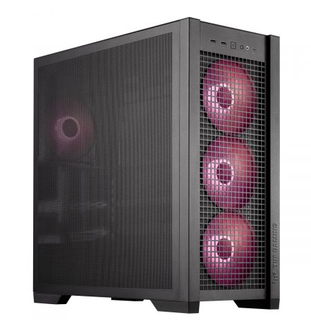 Корпус ASUS TUF Gaming GT302 ARGB/ no PSU / 4x140mm ARGB fan/ EATX/ Black Корпус ASUS TUF Gaming GT302 ARGB/ no PSU / 4x140mm ARGB fan/ EATX/ Black
