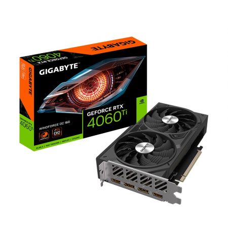 Видеокарта Gigabyte GeForce RTX 4060 Ti WINDFORCE OC/ 16G / GDDR6/ 128bit