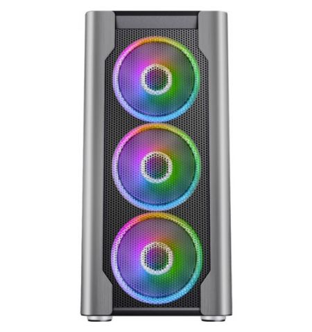 Корпус 1STPLAYER DX / no PSU / Side-Window / 4x140mm / EATX / Silver Корпус 1STPLAYER DX / no PSU / Side-Window / 4x140mm / EATX / Silver