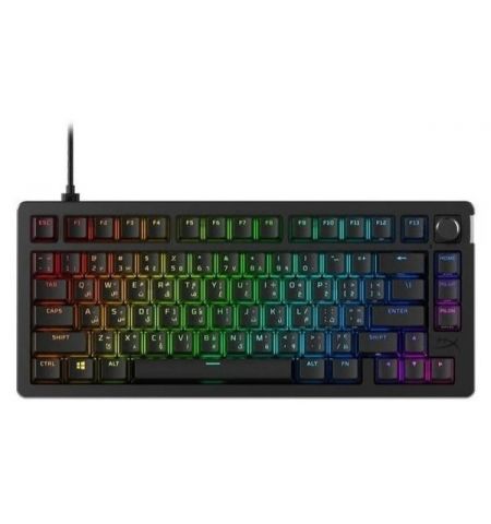 Клавиатура HYPERX Alloy Rise 75 RGB, HyperX Linear switches, [7G7A4AA#ABA]