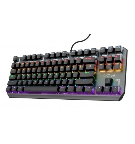Игровая клавиатура Trust GXT 834 CALLAZ TKL, USB, Black Игровая клавиатура Trust GXT 834 CALLAZ TKL, USB, Black