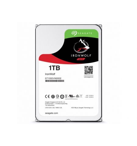 3.5” HDD Seagate IronWolf ST12000VN0008 / 1TB / 5400rpm / 64MB