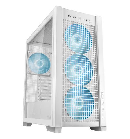 Корпус ASUS TUF Gaming GT302 ARGB WHITE / no PSU / 4x140mm ARGB fan/ EATX/ White