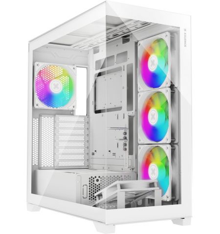 Корпус XILENCE Xilent Gleam / X818.W.ARGB/ no PSU/ Aquarium panel/ ATX/ White