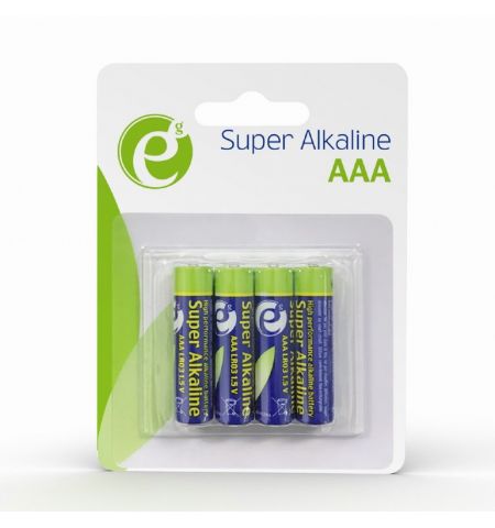 Gembird  Alcaline Battery AAA, 4pcs, Blister pack