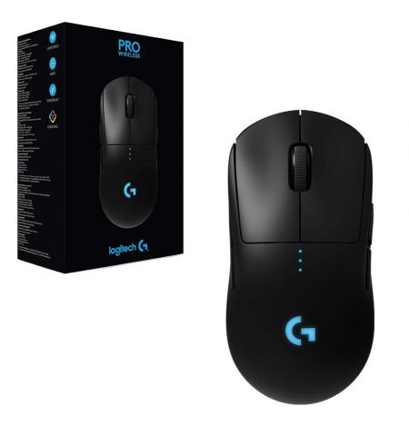 Logitech Gaming Mouse G Pro Lightspeed Wireless,High-speed, Hero 16K Gaming Sensor, Mechanical Button, 100-16000 dpi, LIGHTSYNC RGB, POWERPLAY compatible, 1 ms