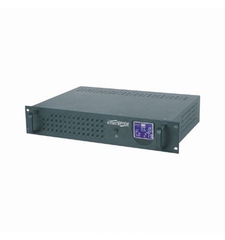 Gembird Rack 3.4U UPS UPS-RACK-1500, 1500VA/900W, AVR, 4xIEC, LCD display, USB control interface, 2x12V/7Ah Battery