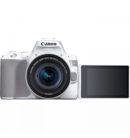 DSLR Camera CANON EOS 250D 18-55 f/3.5-5.6 IS STM White (3458C003)