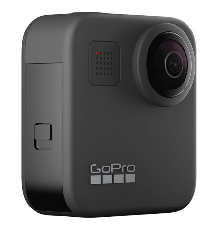 Action Camera GoPro MAX 360 footage, Photo-Video Resolutions:16.6MP/30FPS-5.6K30, 2xslow-motion, waterproof 5m,6x microphones Spherical audio, Max hyper smooth video,Live streaming,Time Lapse,PowerPano,GPS,Wi-Fi,Bluetooth,microSD,USB-C,1600mAh,154g