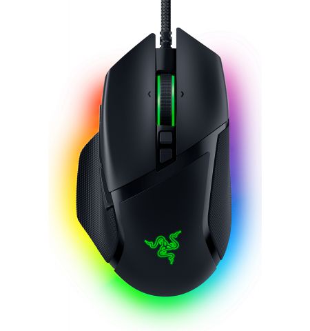 RAZER Ergonomic Gaming Mouse Basilisk V3, Right-handed, 10+1 buttons, Razer Chroma RGB,  black